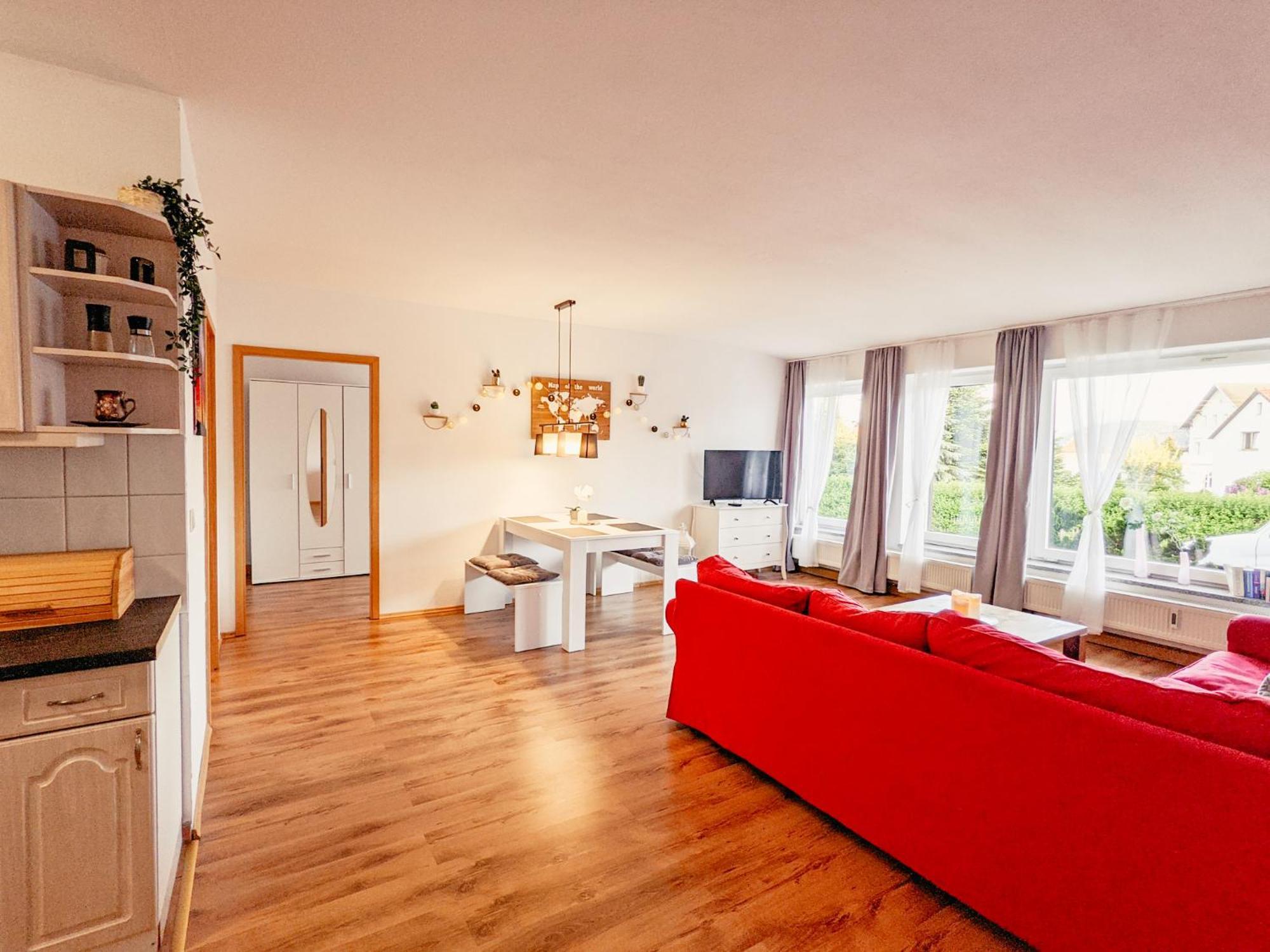 Apartamento W4 - Urlaubsmagie- Pool, Terrasse, Barbecue Lichtenhain  Exterior foto